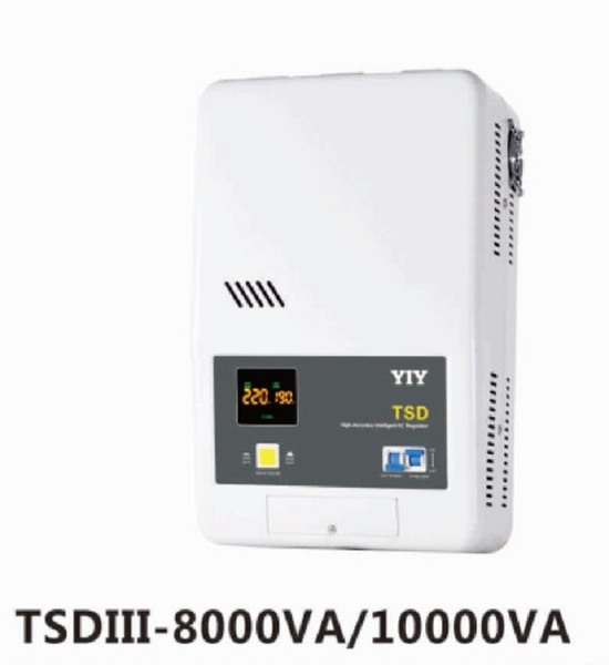 YIY Automatic voltage regulator Stabilizer TSD3 series 10000VA 8000W AC INPUT/OUTPUT SINGLE PHASE OVER&UNDER VOLTAGE PROTECTION 50/60Hz