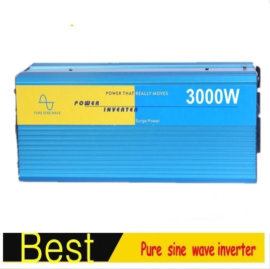 fast free shipping off-grid single-phase Pure sine wave inverter 3000w 3kw inverter 12v 220v 3000w invertitore puro