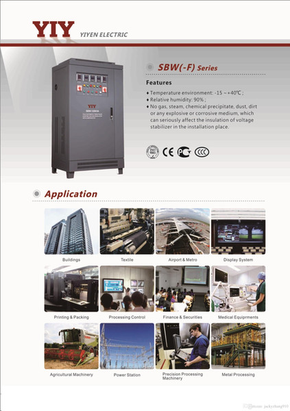 YIY AC Automatic voltage regulator voltage Stabilizer SBW-F series THREE PHASE 30KVA~1000KVA OUTPUT 400V/380V/220V+/-3% 50/60Hz