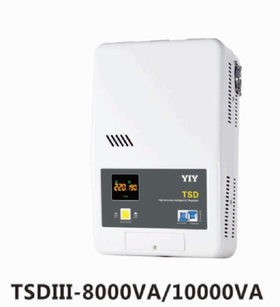 YIY Automatic voltage regulator Stabilizer TSD3 series 8000VA 6400W AC INPUT/OUTPUT SINGLE PHASE OVER&UNDER VOLTAGE PROTECTION 50/60Hz