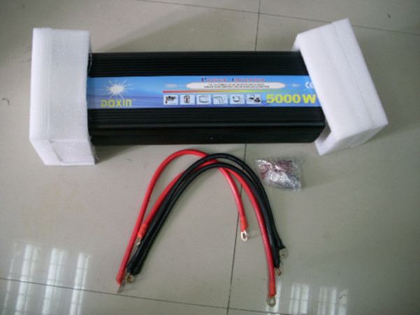 BIG Capacity 5000 Watt 10000W peak 12V 24V to 110V 120V Modified sine wave solar power supply inverter