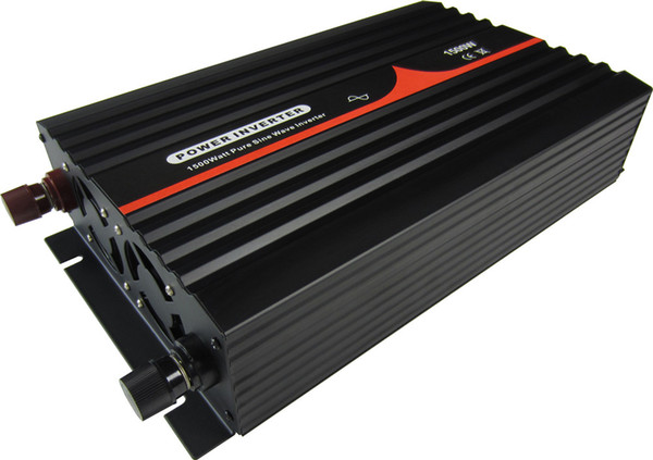 Free Shipping 12VDC to 220VAC 50HZ Australian Socket 1500W Pure Sine Wave Inverter for Home Solar System