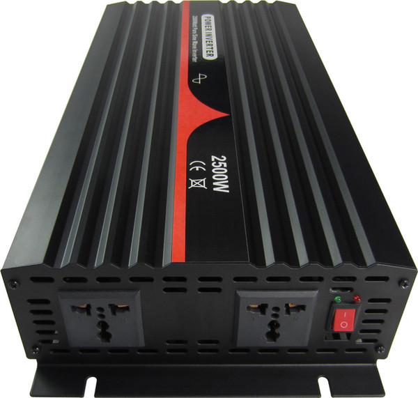 High Quality 24VDC to 110VAC 60HZ for USA Plug 2500W Pure Sine Wave Home Inverter