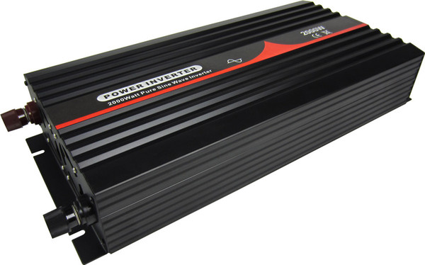 Factory Direct Sell 48VDC to 120VAC 60HZ Universal Socket 2000W Pure Sine Wave Solar Inverter