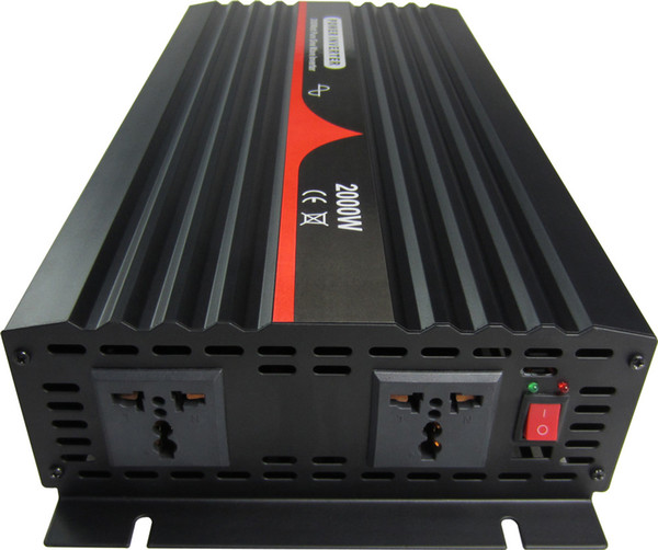 Full Power 12VDC to 230VAC 50HZ Euro Socket 2000W Pure Sine Wave Off Grid Inverter