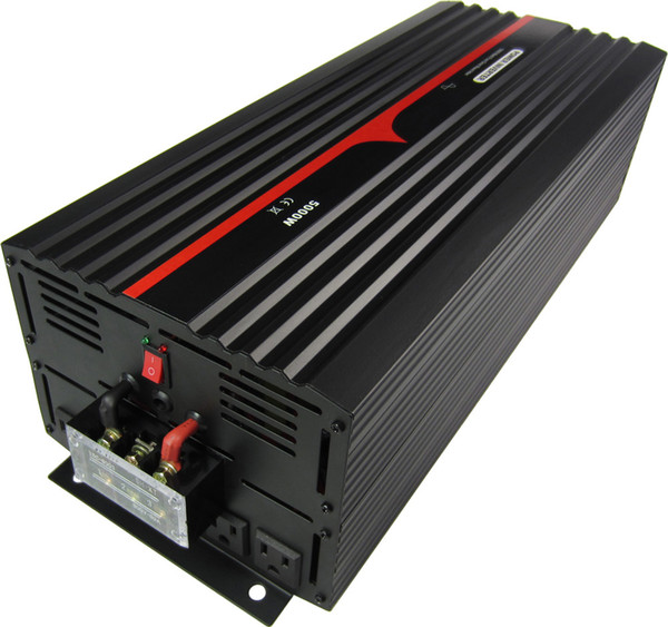 Free Shipping 48VDC to 120VAC 60HZ for USA Plug 5000W Pure Sine Wave Solar Power Off Grid Inverter