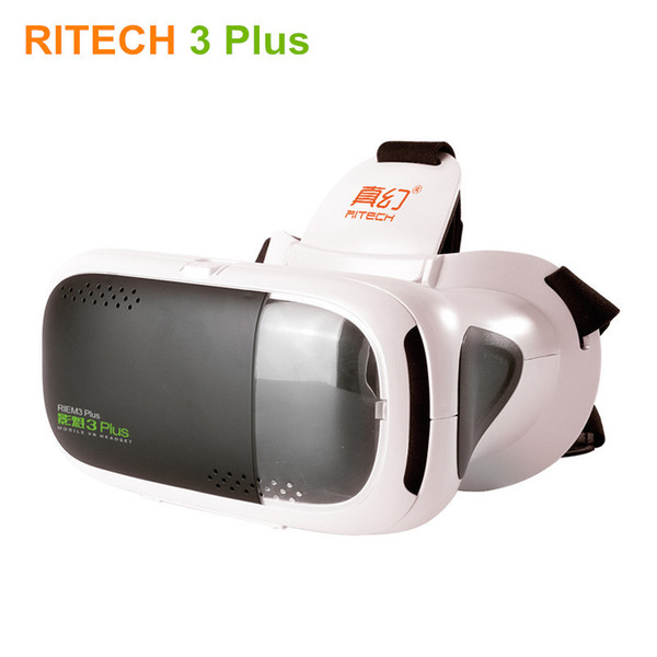 New RITECH III +Virtual Reality 3D Glasses Helmet RIEM 3 Plus VR Headset Head Mount Cardboard for 4.7/5.5-6