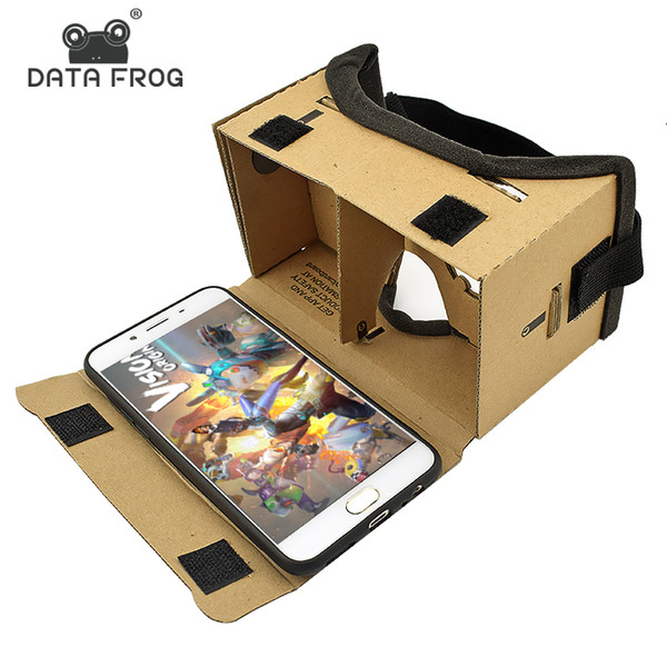 Virtual Reality Glasses Google Cardboard Glasses 3D Glasses VR Box Movies for iPhone 5 6 7 Smart Phones VR Headset For Xiaomi