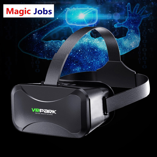 Magic_jobs Virtual Reality 3D Glasses VR Cardboard Headset Box for Smart Phone VR Shinecon Pro Head Mount Object distance Newest