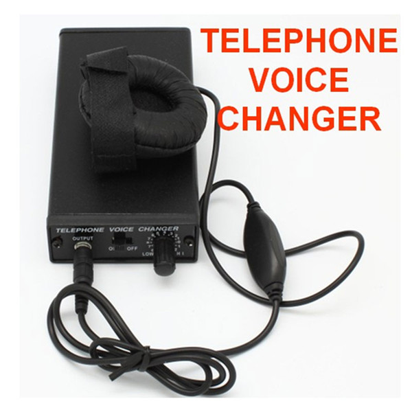 Quality Portable Telephone Voice Changer, Compatible on Telephones and Can Be Used on Cell Phones, Lightweight and Compact, Easy to Use