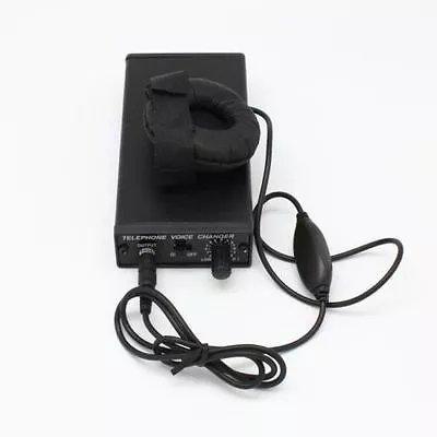 Professional Telephone Voice Changer Funny Voice Sound Disguiser Mobile Phone Transformer televoicer handheld Change Voice Gadgets black