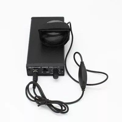 Professional Telephone Voice Changer Funny Voice Sound Disguiser Mobile Phone Transformer televoicer handheld Change Voice Gadgets black