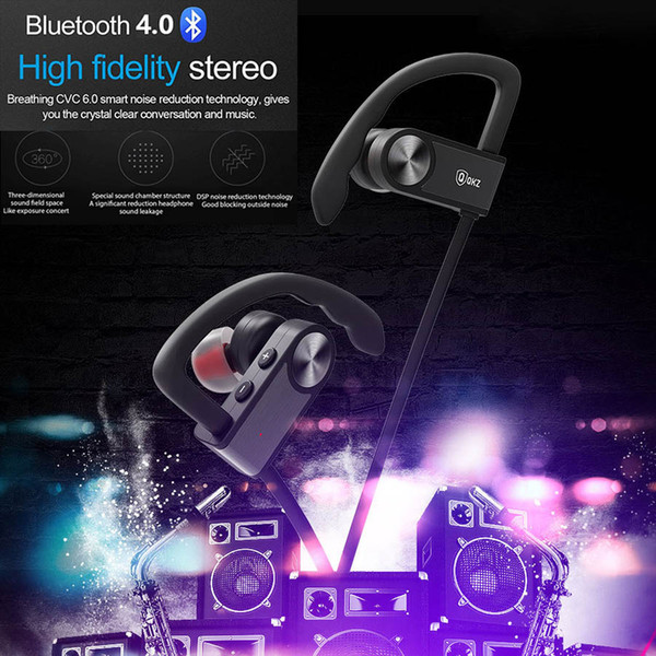 QG8 Aluminum Alloy Sports Bluetooth Headphone HIFI Music Headset Customizable LOGO Appearance Patent (English) with Retail Package