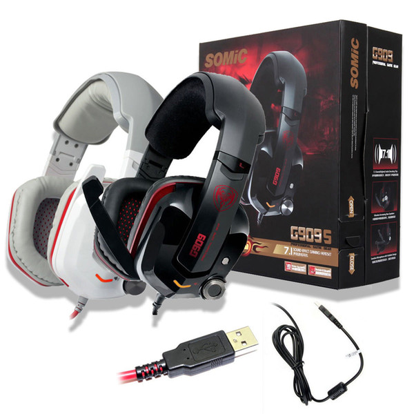 Somic G909 7.1 Surround Sound VIB Bass USB Gaming Stereo Headset Headphone MIC