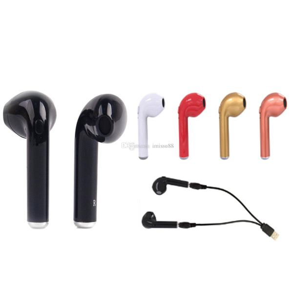 HOT HBQ-I7S TWS Bluetoooth Earbuds Ture Wireless Earphone Twins Mini In-ear Earpiece Cordless Headset For ios Samsung