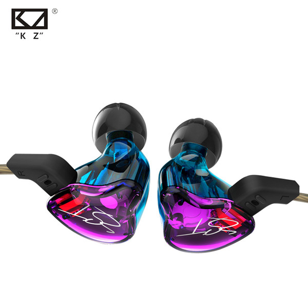 KZ ZST Armature Dual Driver Earphone Detachable Cable In Ear Audio Monitors Noise Isolating HiFi Music Sports Earbuds