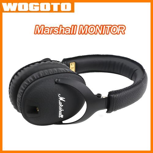 Marshall Monitor foldable headphones with MIC Leather Noise Cancelling Deep Bass Stereo Monitor DJ Hi-Fi Headphones Headset fast shipping