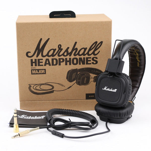 Marshall Heaphones Major 1 Professional Noise Cancelling DJ Headset High quality Headset with Mic retail Box free DHL