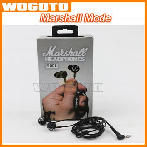 Marshall MODE Headphones In Ear Headset Black Earphones With Mic HiFi Ear Buds Headphones Universal For Mobile Phones good quality