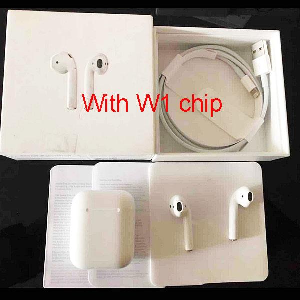 2019 With W1 Chip Airpods Wireless Bluetooth Cases supercop ear Earphone case works Touch, Voice Control, Connect to iCloud Top quality A++