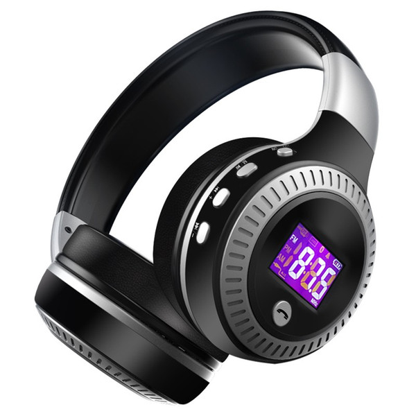 ZEALOT B19 Wireless Bluetooth Headphone Stereo Bass Earphone With Microphone FM Radio TF Card Play LCD Screen