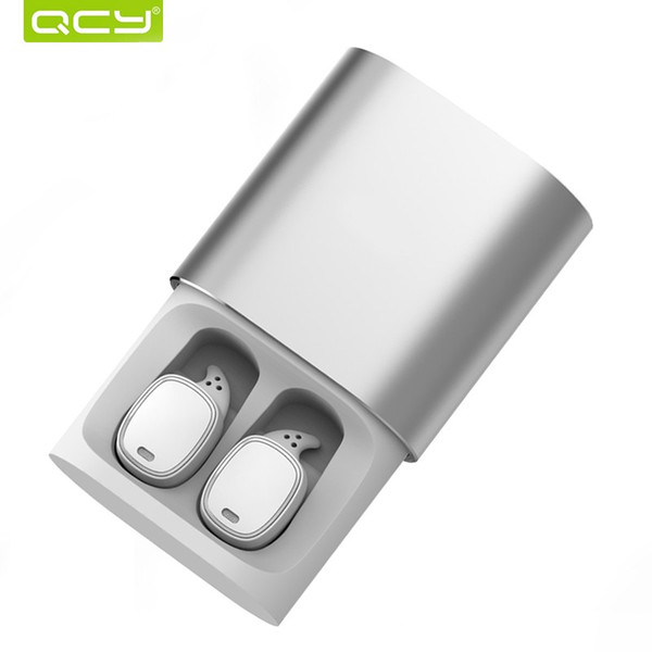 QCY T1 Pro Touch Control Bluetooth Earphones TWS Mini Wireless Headset with Mic Handsfree Music Earbuds and 750mAh charging box