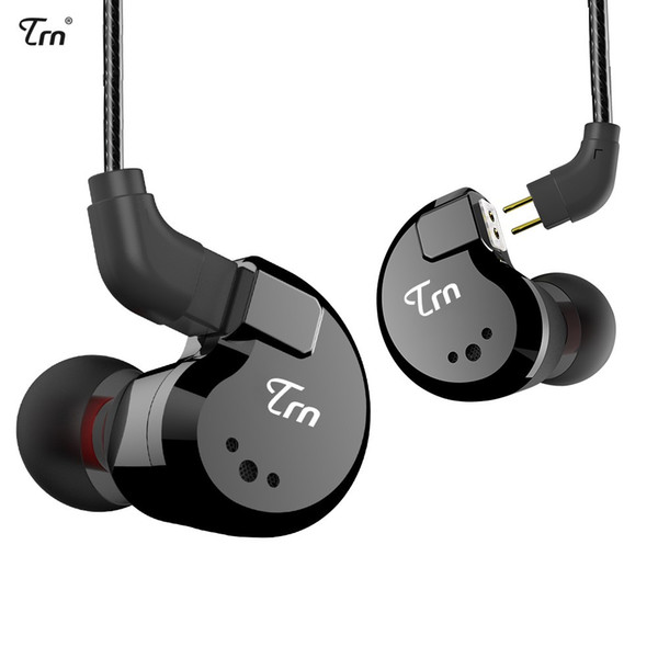 TRN V80 2BA+2DD Hybrid Metal In Ear Earphone IEM HIFI DJ Monito Running Sport Earphone Earplug Headset 2Pin Detachable V20/V60