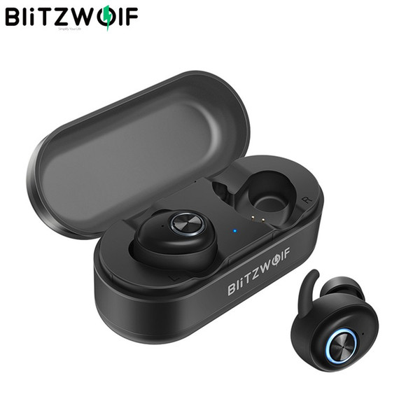 New Blitzwolf BW-FYE2 TWS True Wireless Bluetooth 5.0 Earphone Hi-Fi Stereo Sound Bilateral Calls Sport Earbuds + Charging Box