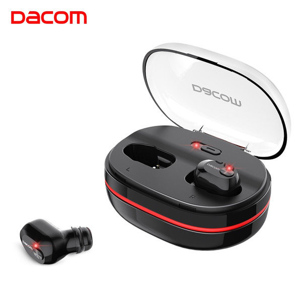 DACOM K6H TWS Handsfree Air Earpiece Mini Headset HiFi Stereo Bluetooth Earbuds Buds Wireless Earphone Headphone for iOS Android