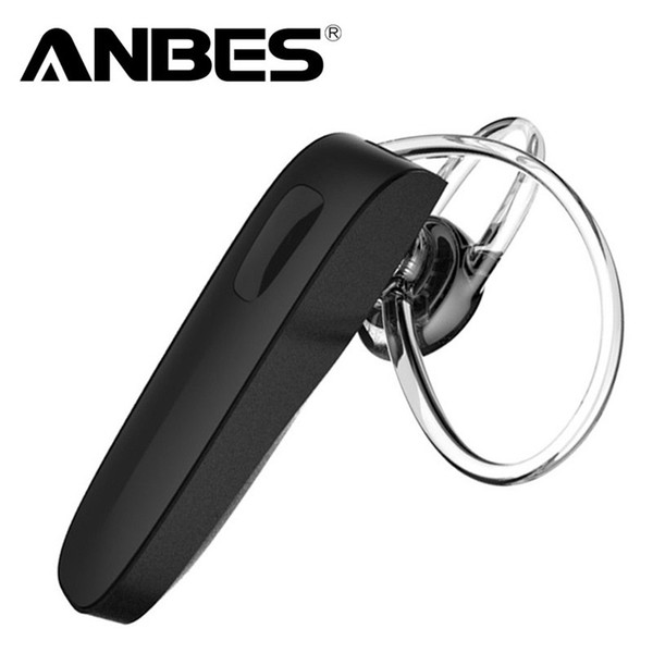 ANBES Business Bluetooth Headset B1 Stereo Mini Earphone Hands Free Wireless Headphone with Mic for iPhone 7 8 Samsung Xiaomi LG