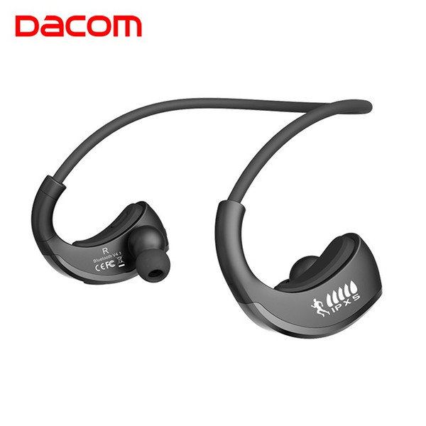 DACOM G06 L05 Music Wireless Bluetooth Earphones Headphone Super Bass Cordless Sport Headset with Mic for Android Phone iPhone 8