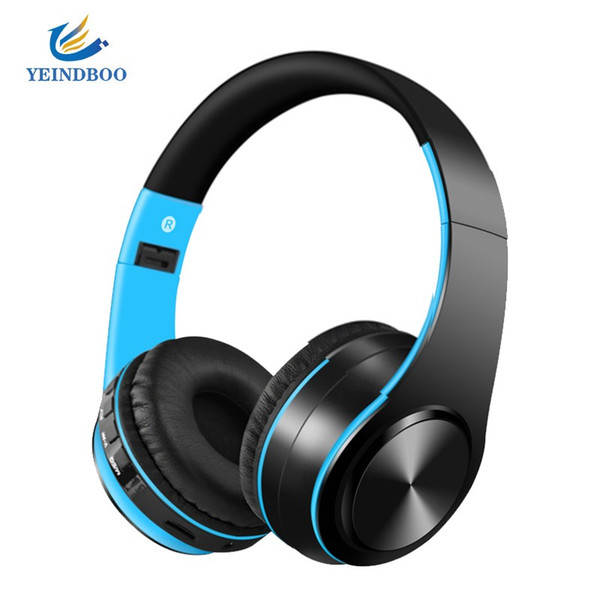 YEINDBOO Fashion Wireless Headphones Bluetooth Headset Headphone Earbuds Earphones With Microphone For PC mobile phone music