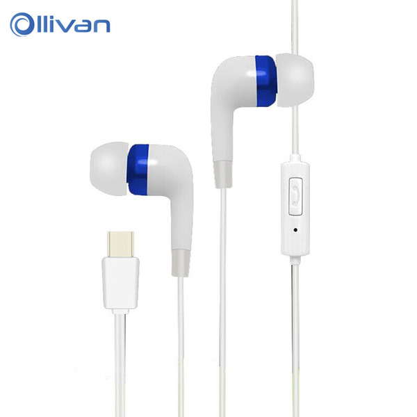 QYDZ Type c Earphones With Microphone Subwoofer Letv Type C earphones For LeEco Letv 2 Letv 2 Max Le 2 Pro all type c smartphone