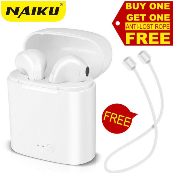 Hot Sell NAIKU i7s TWS Mini Wireless Bluetooth Earphone Stereo Earbud Headset With Charging Box Mic For All Smart phone