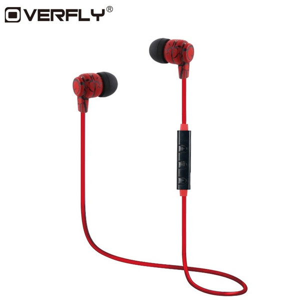 Overfly Wireless Bluetooth Headphones Earphones Sport Running Headset Stereo Super Bass Headset Earbuds Handsfree With Mic