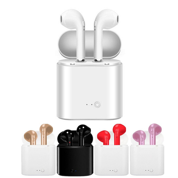 I7 Bluetooth i7S Mini Earphone Dual-ear wireless stereo With Charging Bin TWS To Ear i7S Bluetooth Earphone Sports For Phone