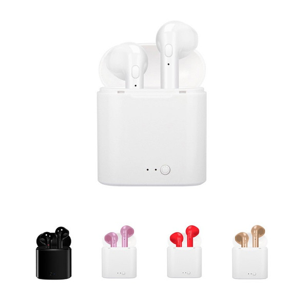 Bluetooth Earphone Headphone i7S TWS Wireless Headset Stereo Music Earbuds With Mic for iphone 6 S 7 8 X Plus for Andriod Phone