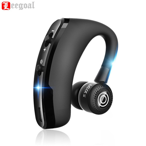 Leegoal V9 Handsfree Wireless Bluetooth Earphones Noise Control Business Wireless Bluetooth Headset with Mic for Driver Sport