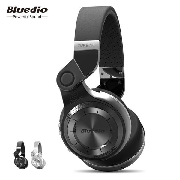 Bluedio T2 Wireless Bluetooth Headphones 3D Stereo Headset Hurrican Series Headphone With Microphone For Phone
