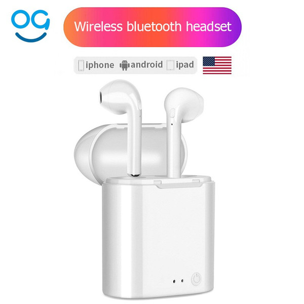 I7 I7S Mini Twins Bluetooth Earphones wireless headphones In-Ear Earbuds sport headset stereo For apple iPhone xiaomi Air pods