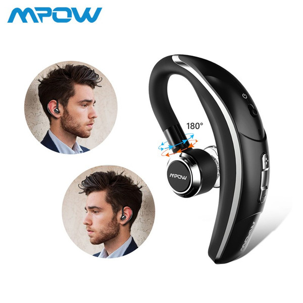 Mpow BH028 Wireless Single Car headphone Portable Handsfree bluetooth 4.1 180 Rotation Earbuds Earphones With Mic For iPhone X 8