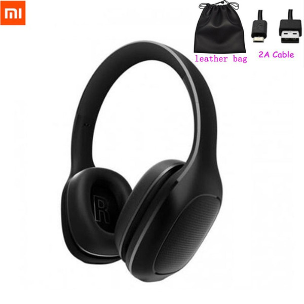 2018 Xiaomi Mi Bluetooth Wireless Headphones 4.1 Version Bluetooth Earphone aptX 40mm Dynamic PU Headset For Mobile Phone Games