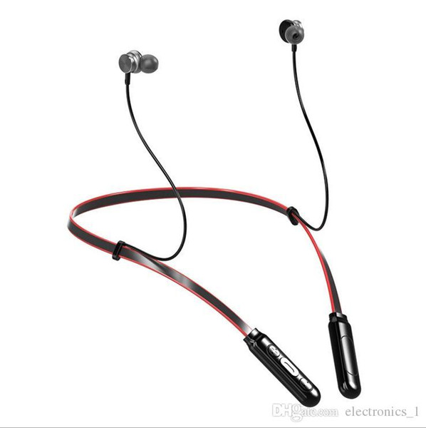 Q9 Bluetooth 5.0 wireless Sport earphone waterproof Magnetic Attraction Neck-hanging stereo sound headphone for iphone s8