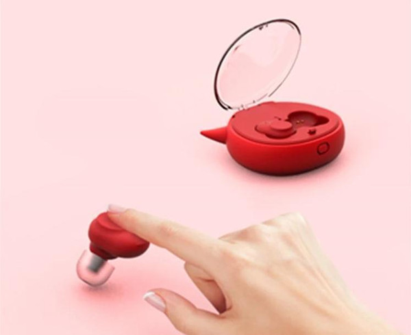 TWS i10 Wireless bluetooth headset with charging box cartoon bluetooth headset mini Ultra small Motion binaural ear earphone for iphone