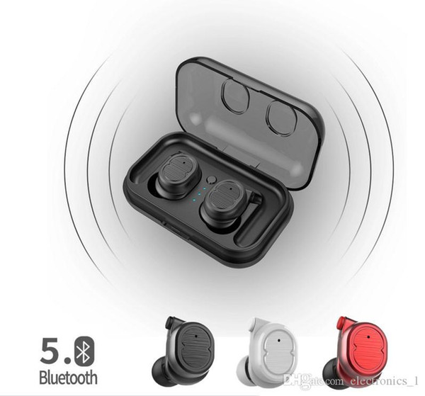Free shipping TWS-8 wireless Bluetooth Earphone headset true earbuds bass bluetooth5.0 stereo 3d headset with Charging Box