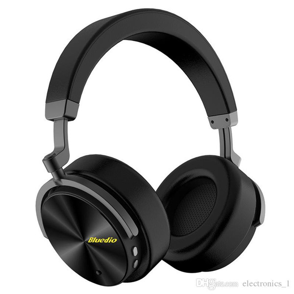 Bluedio T5 Bluetooth 4.2 headphones ANC active noise-cancelling bluetooth headphones sport music headest with retail pacage free shipping