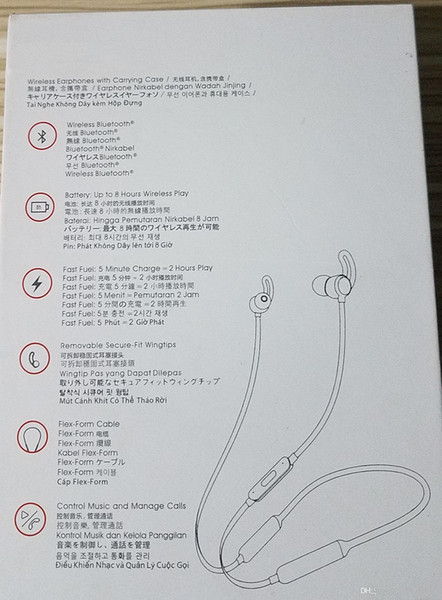In stock Brand B X wireless headphone bluetooth music head CSR chip wireless earphones for running