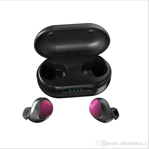 Tws-t10 Bluetooth 5.0 Earphone Wireless Hi-fi Music TWS Earphone In-Ear Stereo Sports Earphones For Phone With Charge Box