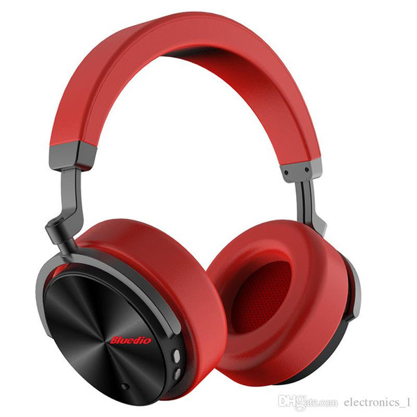 New Bluedio T5 HiFi Active Noise Cancelling headphones wireless bluetooth Over ear headset with microphone for phones & music