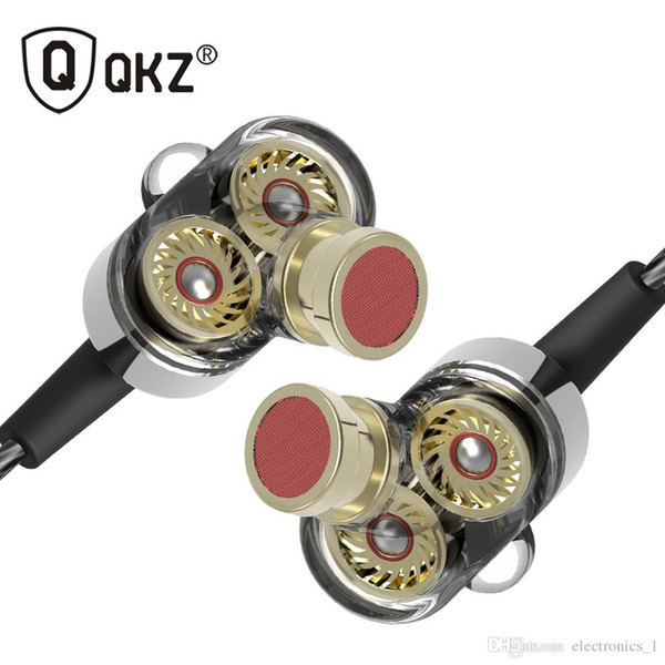 KD2 Dual Moving Coil Stereo In-Ear Earphones Sports HiFi Heaphones Earbuds Good quality For iphone for Android phones